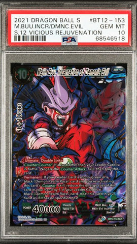 Majin Buu, Incarnation of Demonic Evil BT12-153 PSA 10