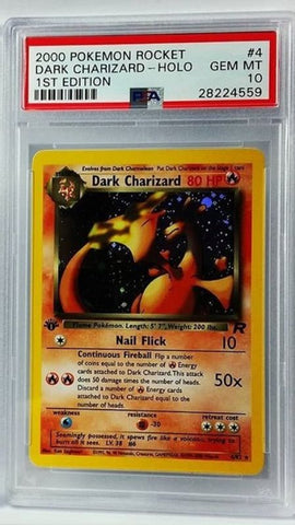 PSA 10 1ST EDITION DARK CHARIZARD 4/82