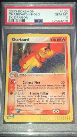 PSA 10 Charizard EX Dragon 100/97