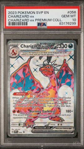 PSA 10 Charizard EX SVP EN 056 Black Star Promo