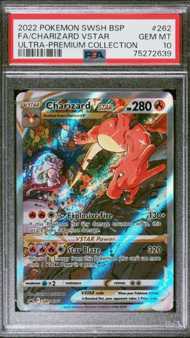 PSA 10 Charizard SWSH262 Black Star Promo Full Art VSTAR