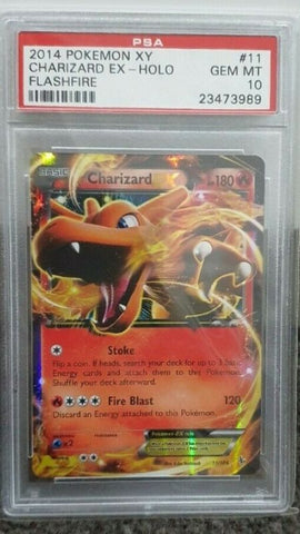 PSA 10 Charizard ex 11/106 flashfire xy