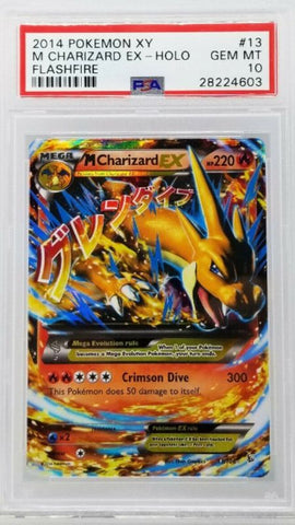 PSA 10 Charizard ex 13/106 flashfire xy