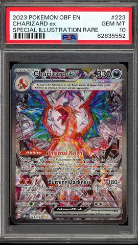 PSA 10 Charizard ex 223/197 Special Illustration Rare Obsidian Flames