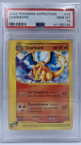 PSA 10 Charizard  expedition 39/165