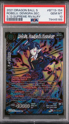 Rivalry Robelu, Demigra's Secretary SCR BT13-154 PSA 10