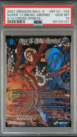 SUPER 17 SIBLING ABSORBED SCR BT14-154 PSA 10