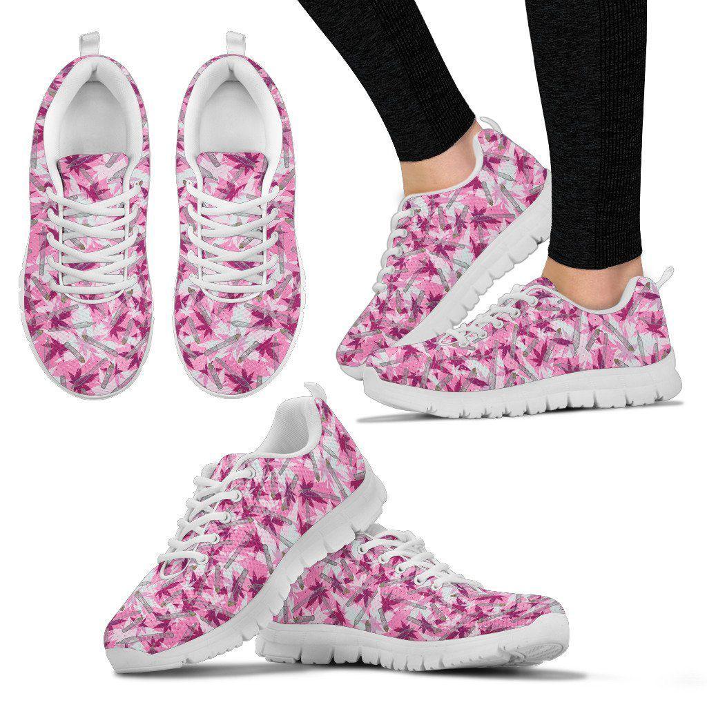 pink camo sneakers