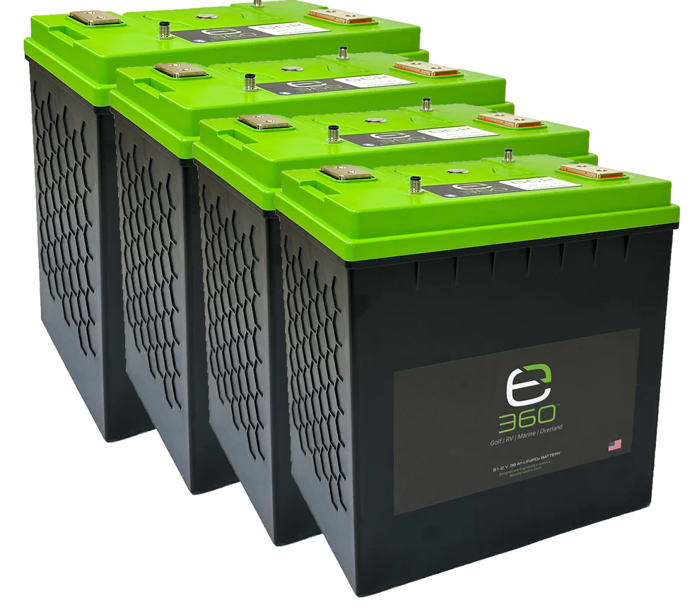 Epoch Lithium 48V Package Golf Cart LiFePO Battery Set