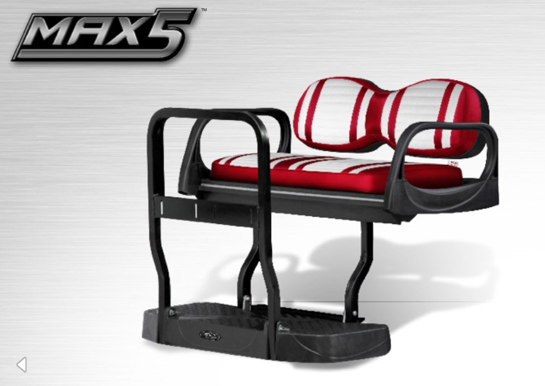 Club Car DS DoubleTake MAX 6 Helix Rear Seat Kit, Deluxe Clubhouse