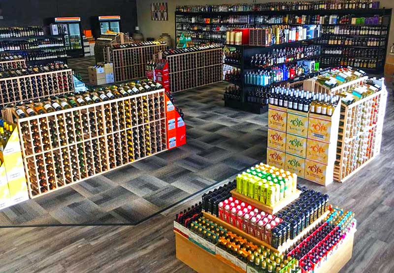 Liquor Store Shelving Design