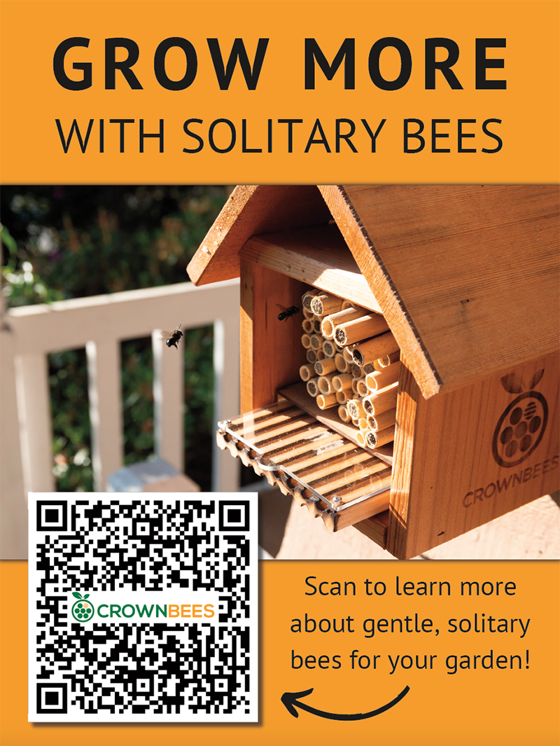 Grow More With Solitary Bees QRC Sign (2)