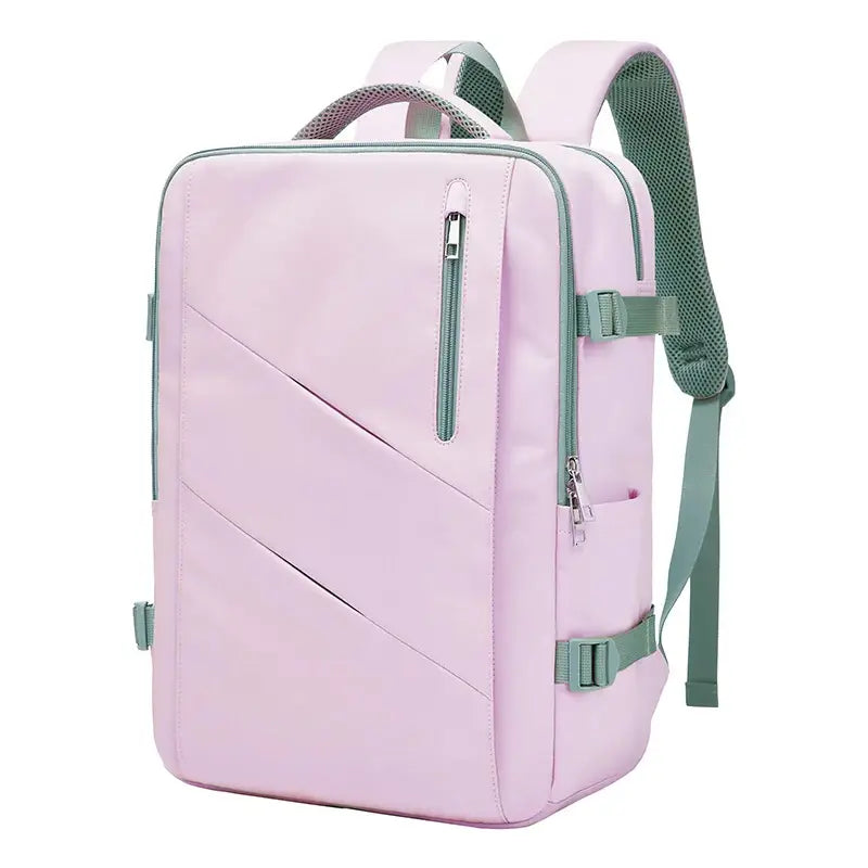 Mochila Mala Viagem Feminina Rosa Estilo.e