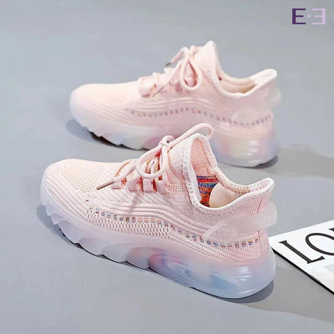 Tênis Sport Casual Feminino Rosa - Estilo.e