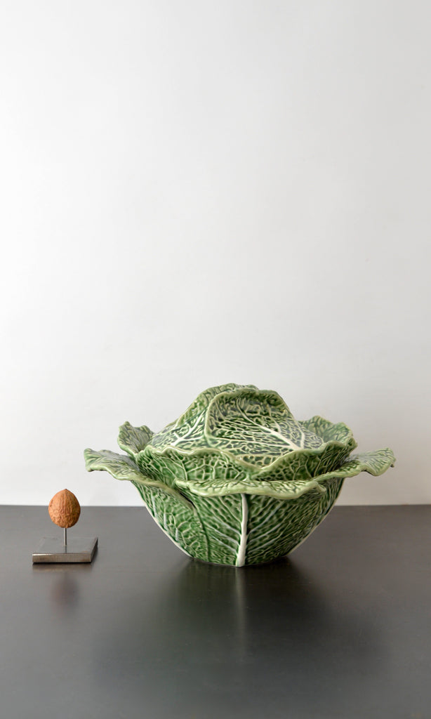 ceramic cabbage bowl with lid