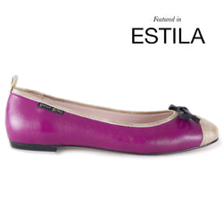 purple ballet flats womens shoes