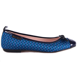 womens navy blue ballet flats