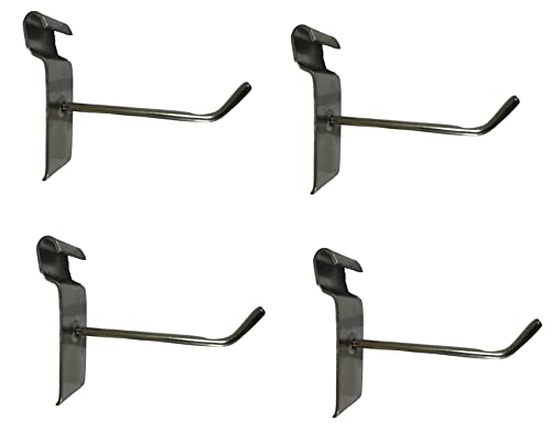 Q1 Beads 4 Pcs 10 Stainless Steel Gridwall Display Hooks Hanger