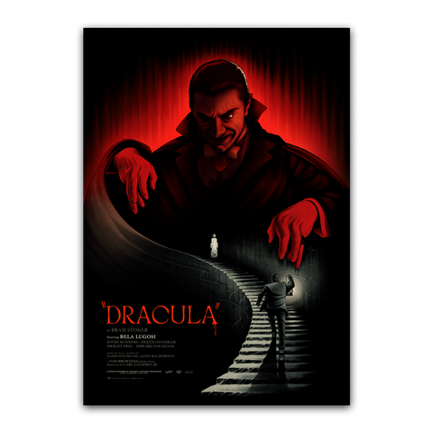 Dracula 1931 official movie poster by Benedict Woodhead