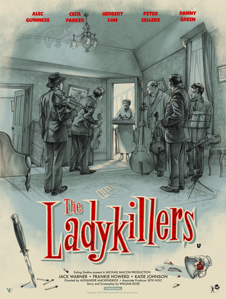 Jonathan Burton The Ladykillers Screenprint