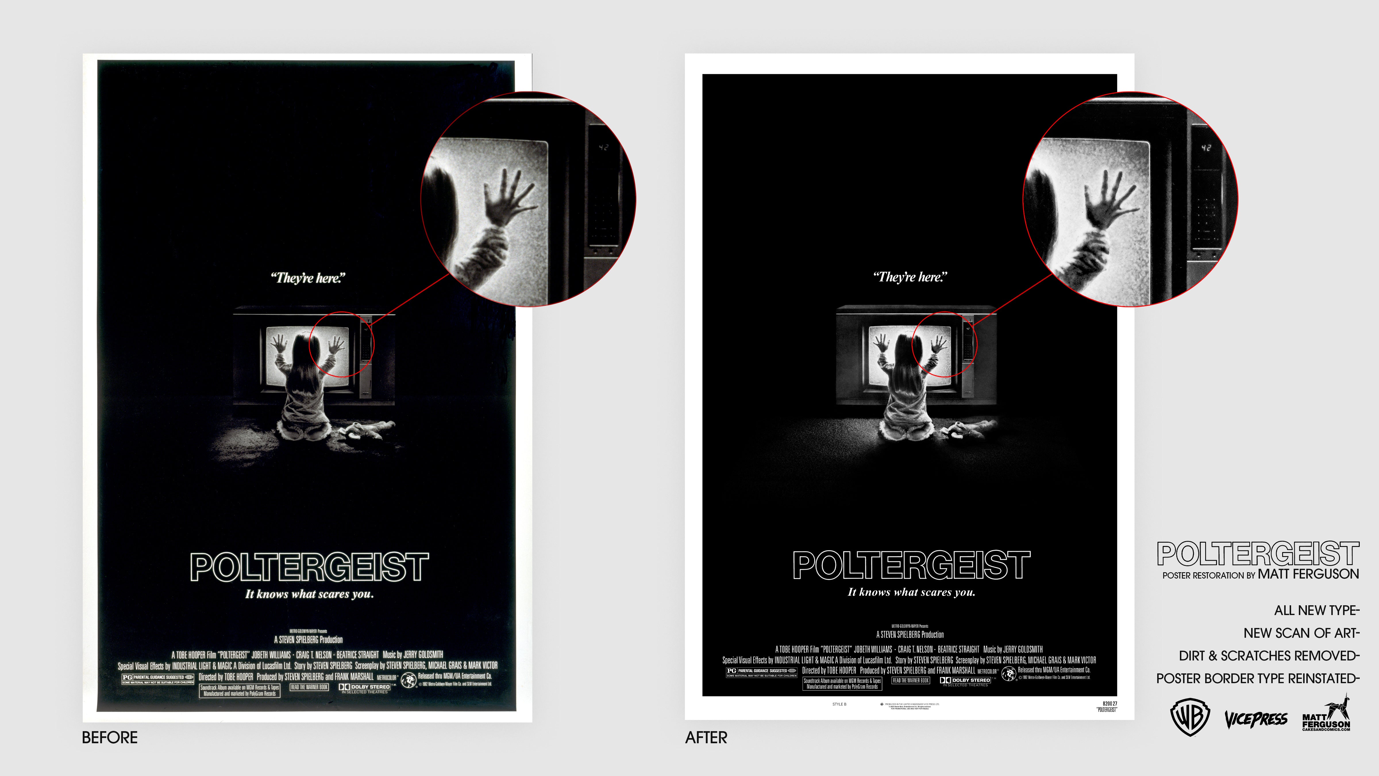 Poltergeist One Sheet Poster Process