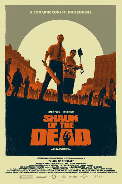Shaun of the Dead Matt Ferguson Alternative Movie Poster Variant