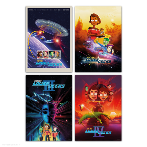 Star Trek lower decks key art print posters