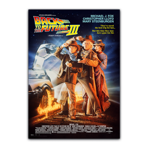 Back to the future part 3 poster by Drew Struzan