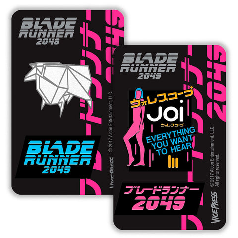 Blade Runner 2049 enamel pin badge set by Florey