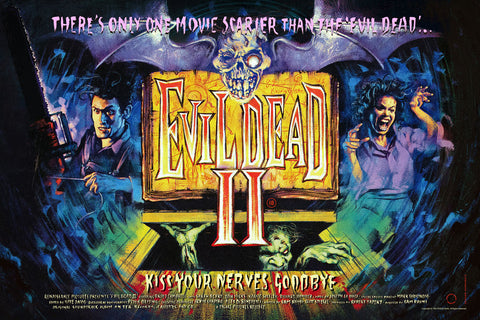 Evil Dead II Original Movie Poster By Graham Humphreys