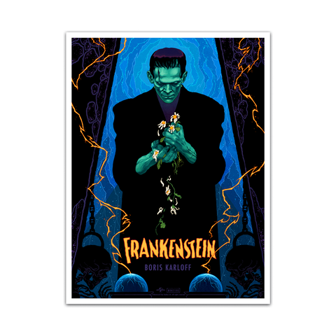 Frankenstein fine art movie print by Peter Diamond