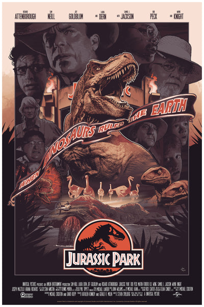 Jurassic Park John Guydo Alternative Movie Poster