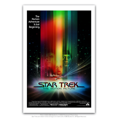 Star Trek the motion picture foil variant poster