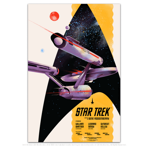 Star Trek The Original Series fine art poster by Lyndon Willoughby