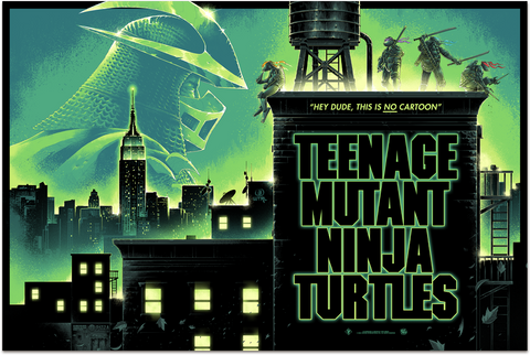 Teenage Mutant Ninja Turtles Movie Poster by Luke Preece