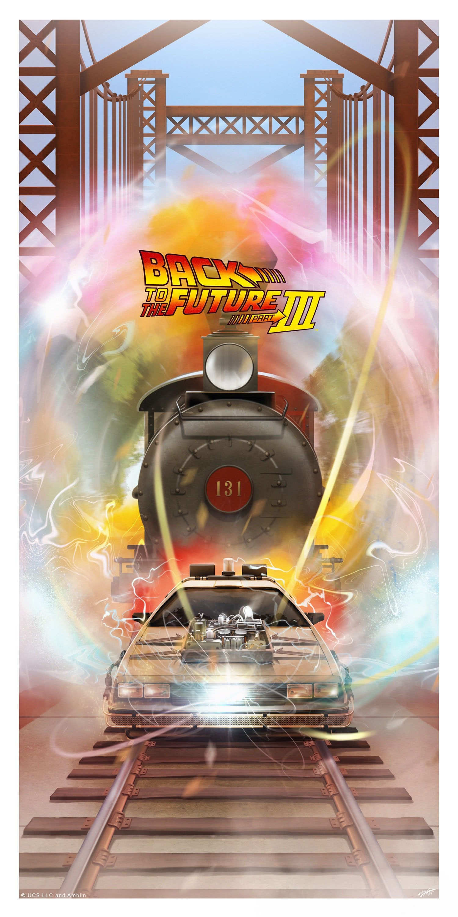 back to the future part iii poster art