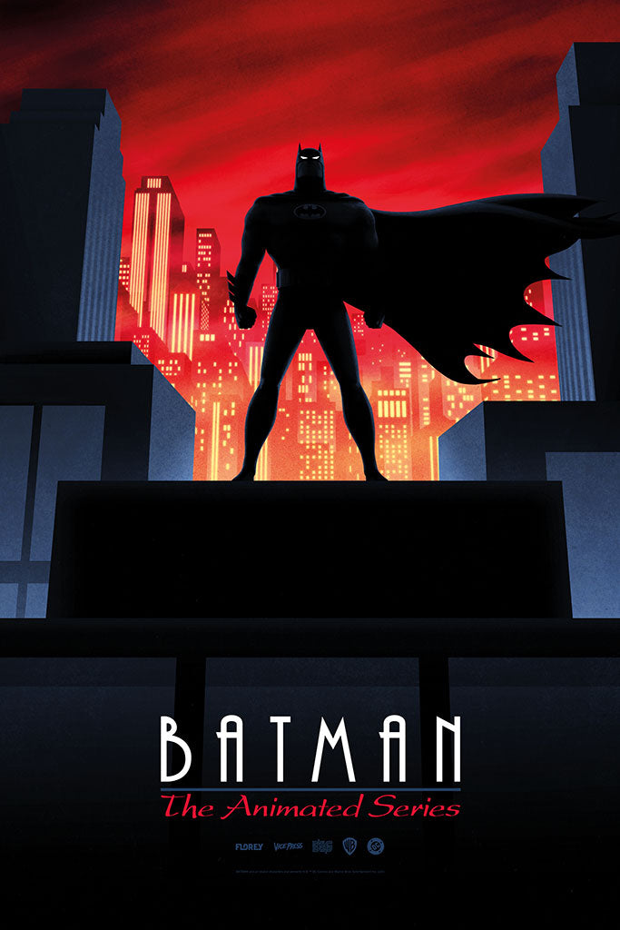 Batman The Animated Series - Variant Poster By Florey | Vice Press