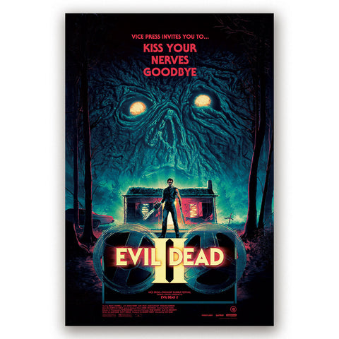 Evil Dead II Japanese Variant Art Print by Vice Press