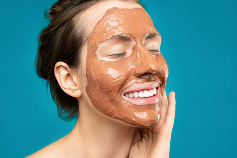 women with clay mask remove pimple blackheads mon cheri