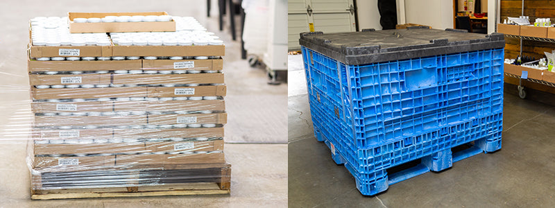 Before and After - Product Transfer Bin