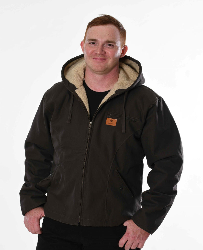Men's Sherpa Lined Duck work Jackets – Insulated Gear