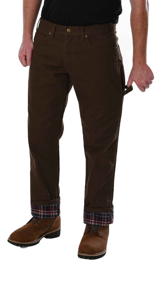 Men's Flannel Lined Canvas work Pants – Insulated Gear