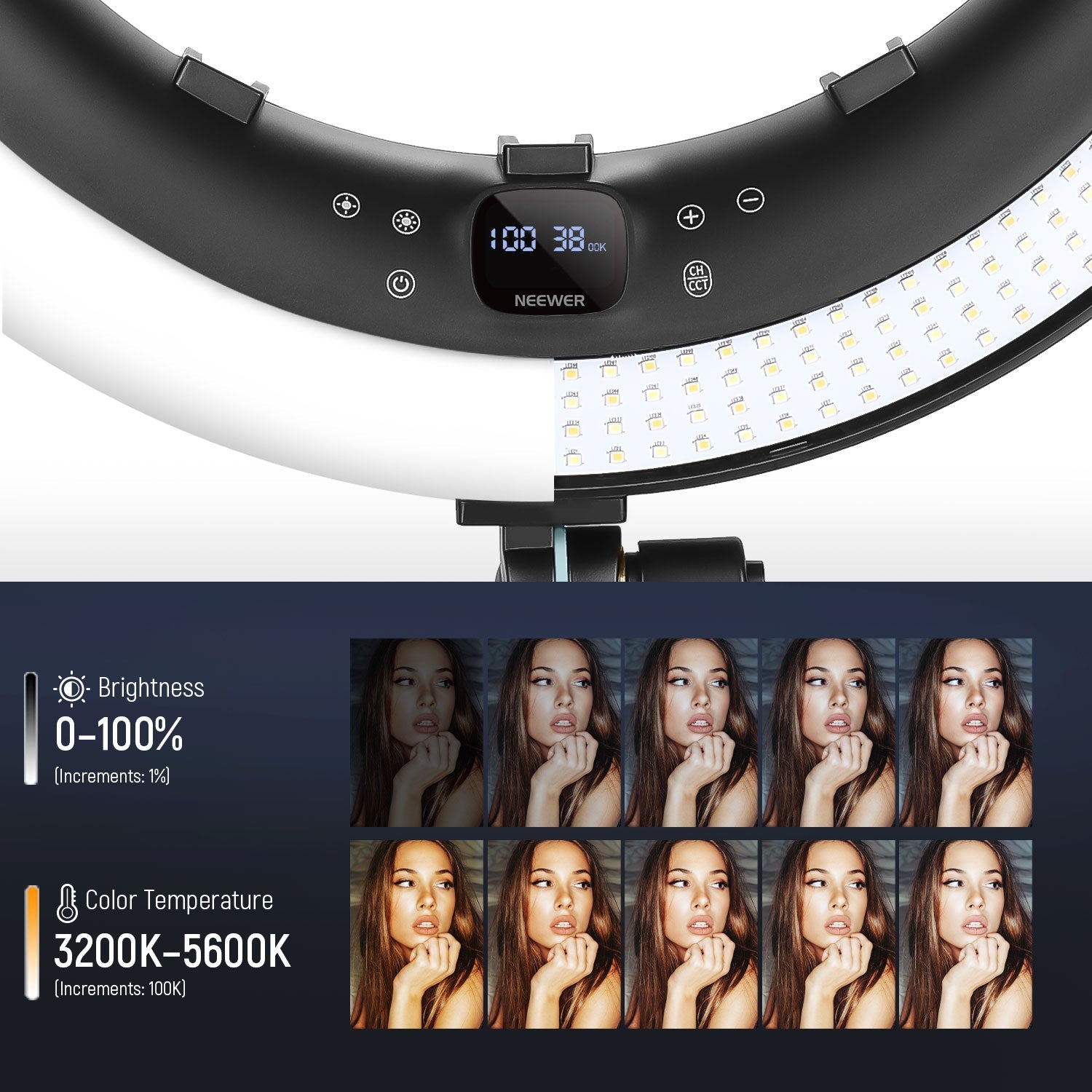 Led Selfie Ring Light 12 Camera Phone Ring light With 160cm Stand Tripods