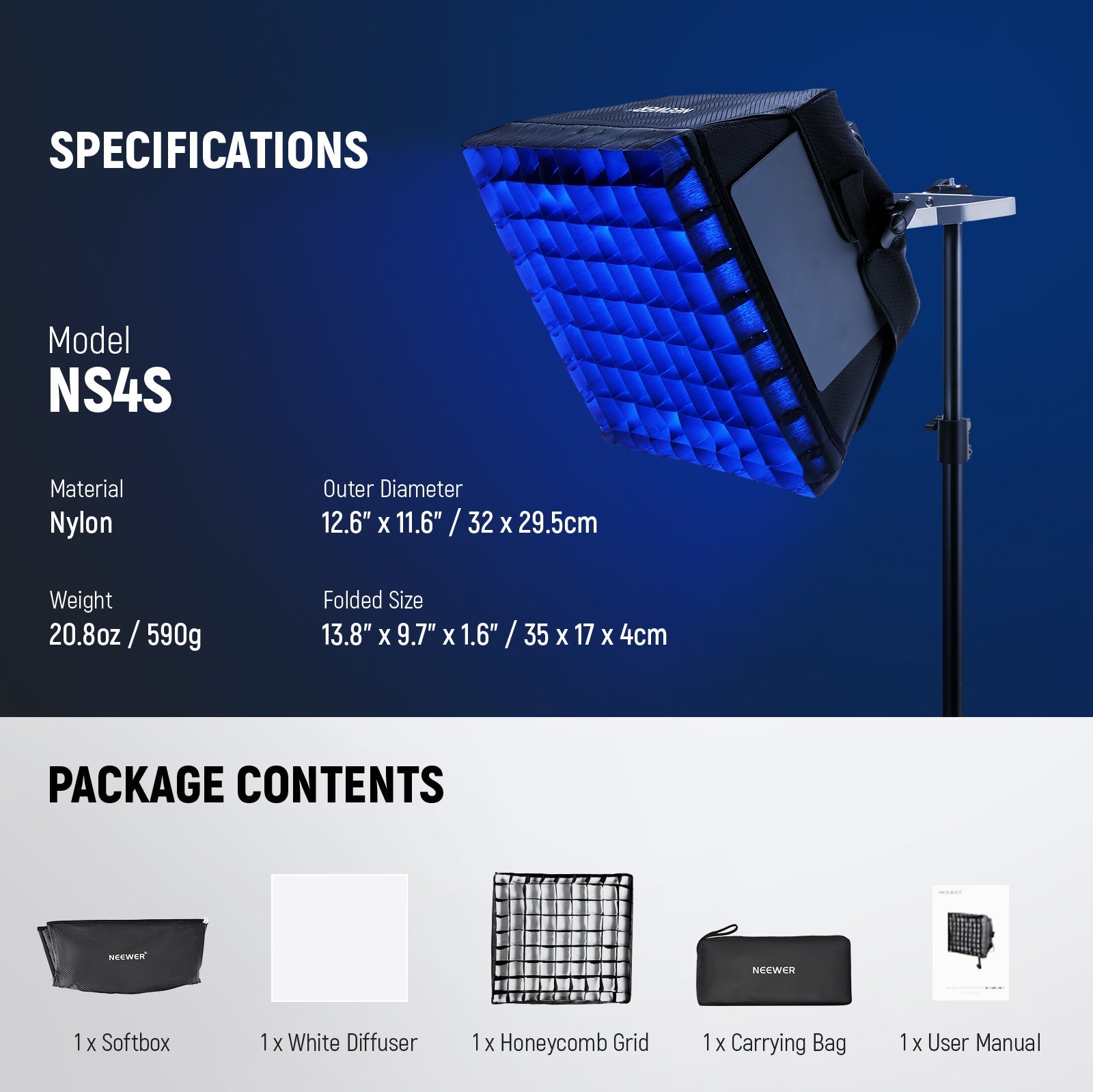 NEEWER 2 Packs NL660 Bi-color Video LED Panel Light - NEEWER 