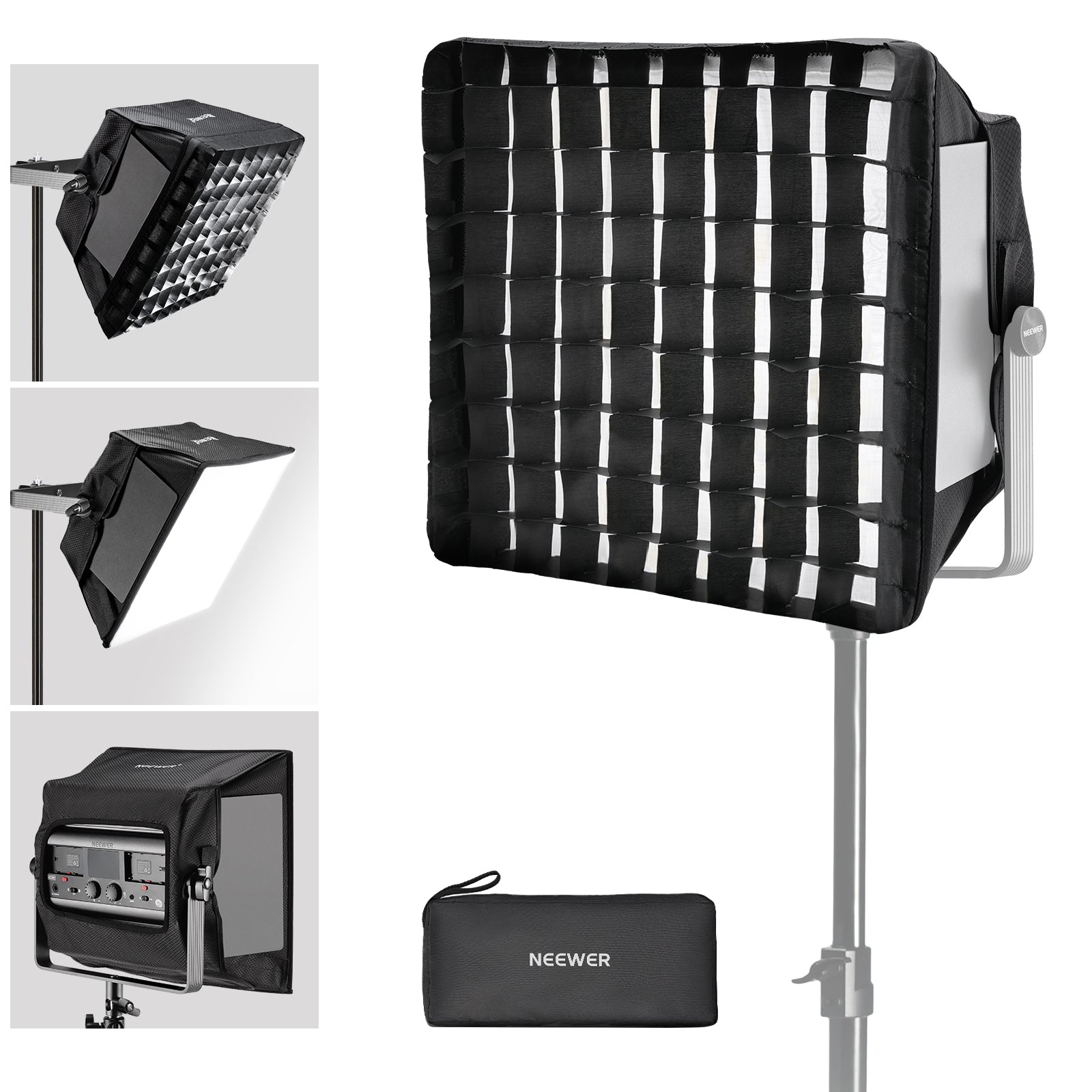 NEEWER RGB1200 60W 360°RGB LED Video Studio Light with APP & 2.4G