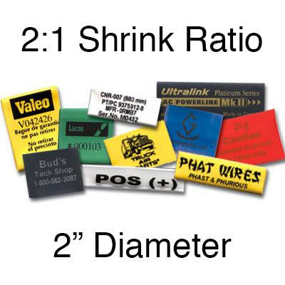 Heat Shrink Ratios- 2:1