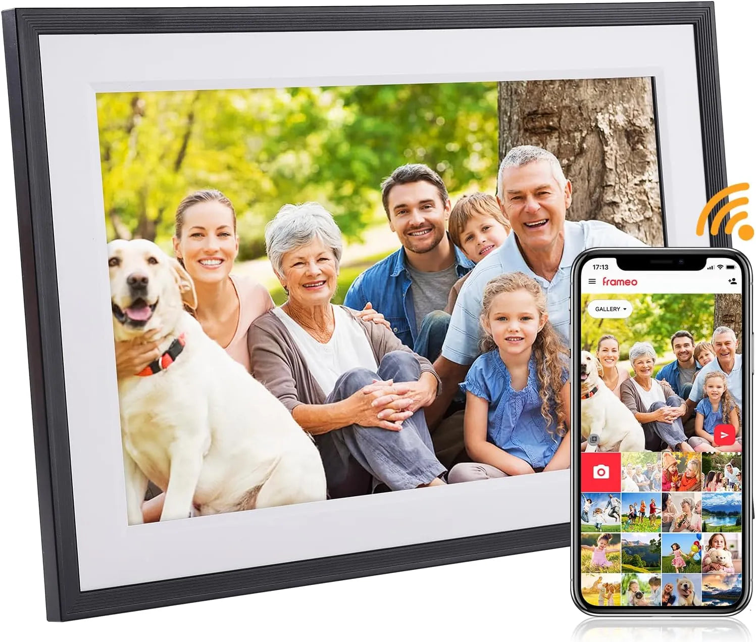 Frameo Digital Picture Frame 10.1 Inch 32GB Smart WiFi