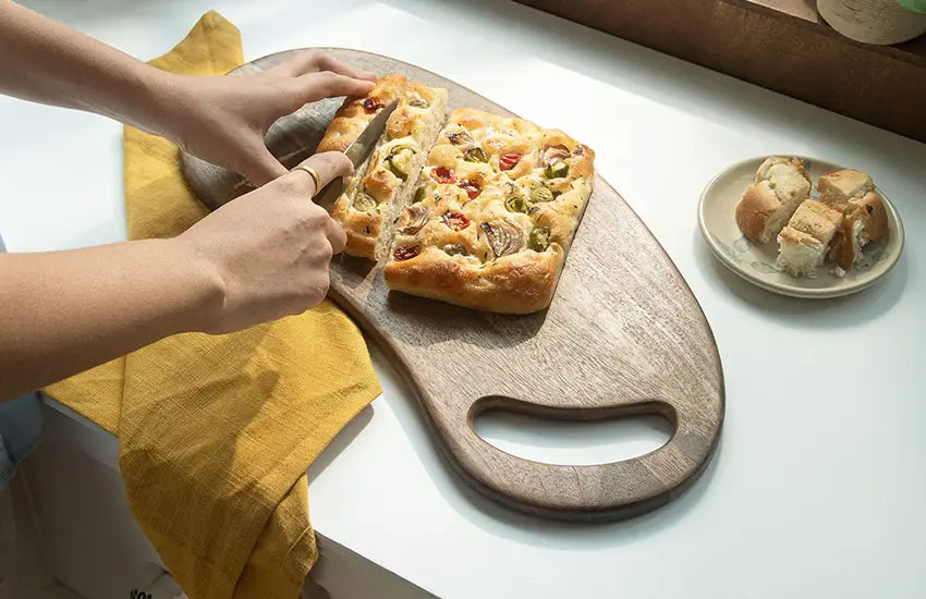 Platters to Serve on a Bread Board