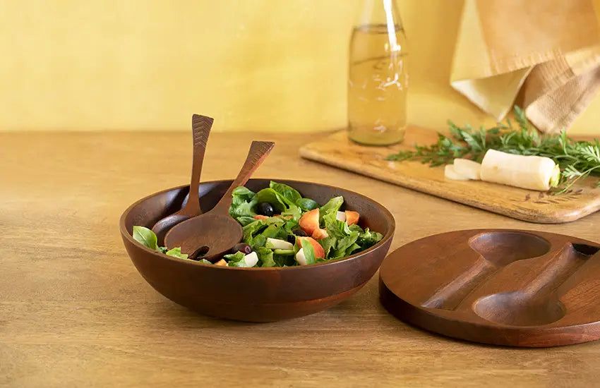 Correctly using salad set