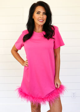 Midnight Hour Dress in Pink